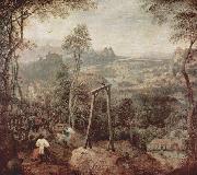 Painting of a gallow Pieter Bruegel the Elder